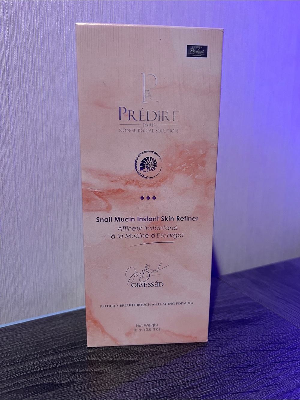 Snail Mucin Instant Skin Refiner - Peach